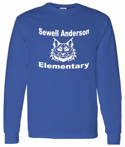 Royal Blue Long Sleeve T-shirt