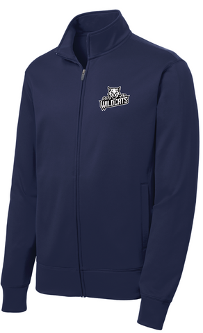 Navy Sport-Wick® Fleece Full-Zip Jacket