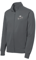 Iron Grey Sport-Wick® Fleece Full-Zip Jacket