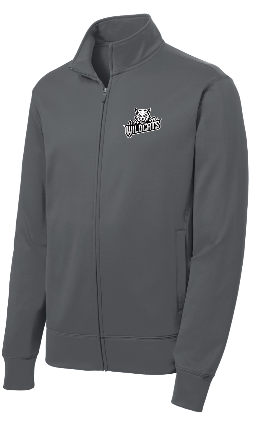Iron Grey Sport-Wick® Fleece Full-Zip Jacket