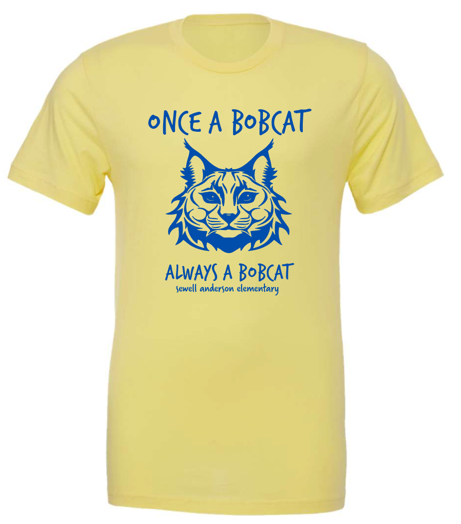 Once A Bobcat Yellow T-shirt