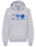 Teach Love Bobcats Sport Grey Hoodie