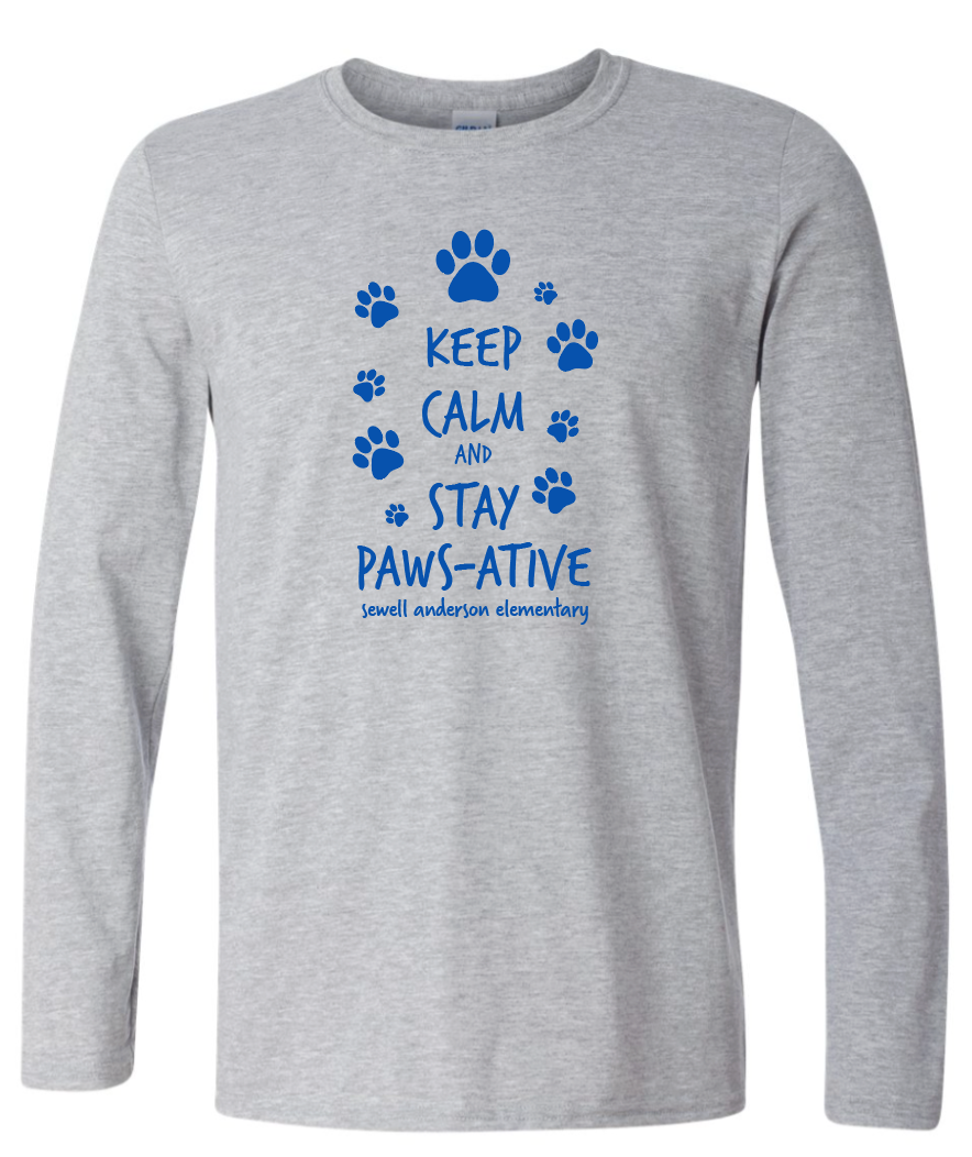 Keep Calm Sport Grey Long Sleeve