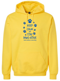Keep Calm Yellow Hoodie