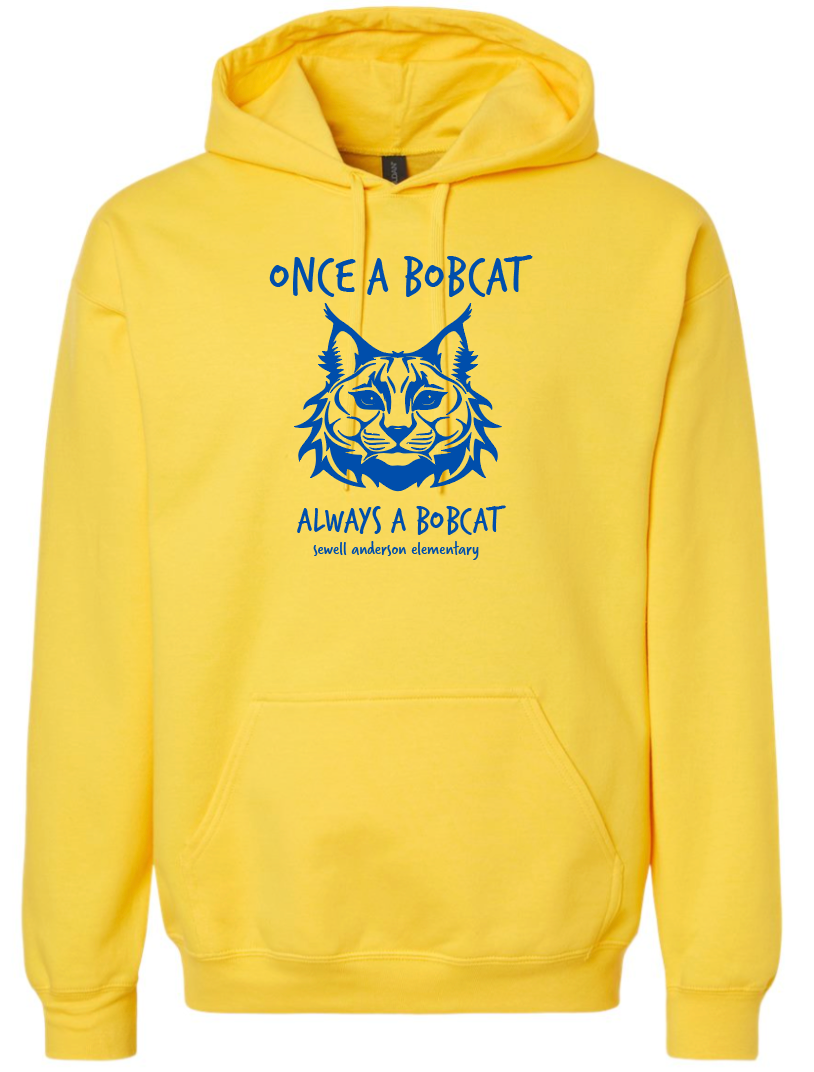 Once a Bobcat Yellow Hoodie