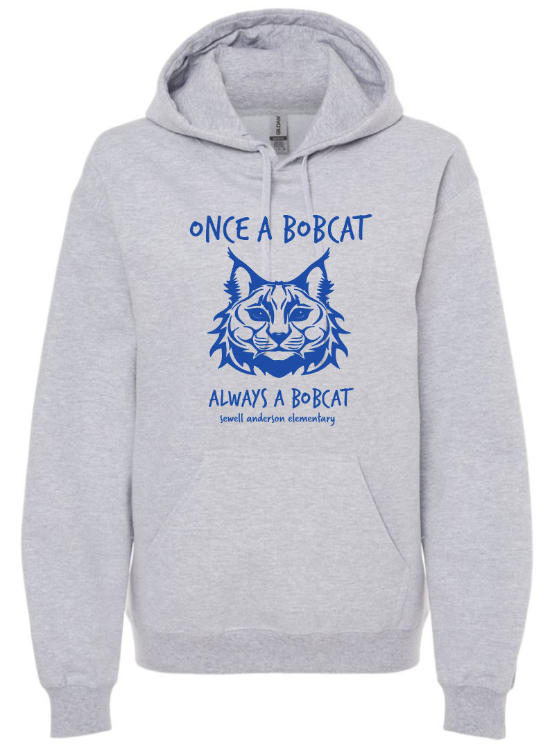 Once a Bobcat Sport Grey Hoodie
